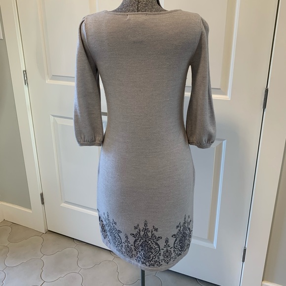 Kenar grey wool dress - Picture 3 of 7
